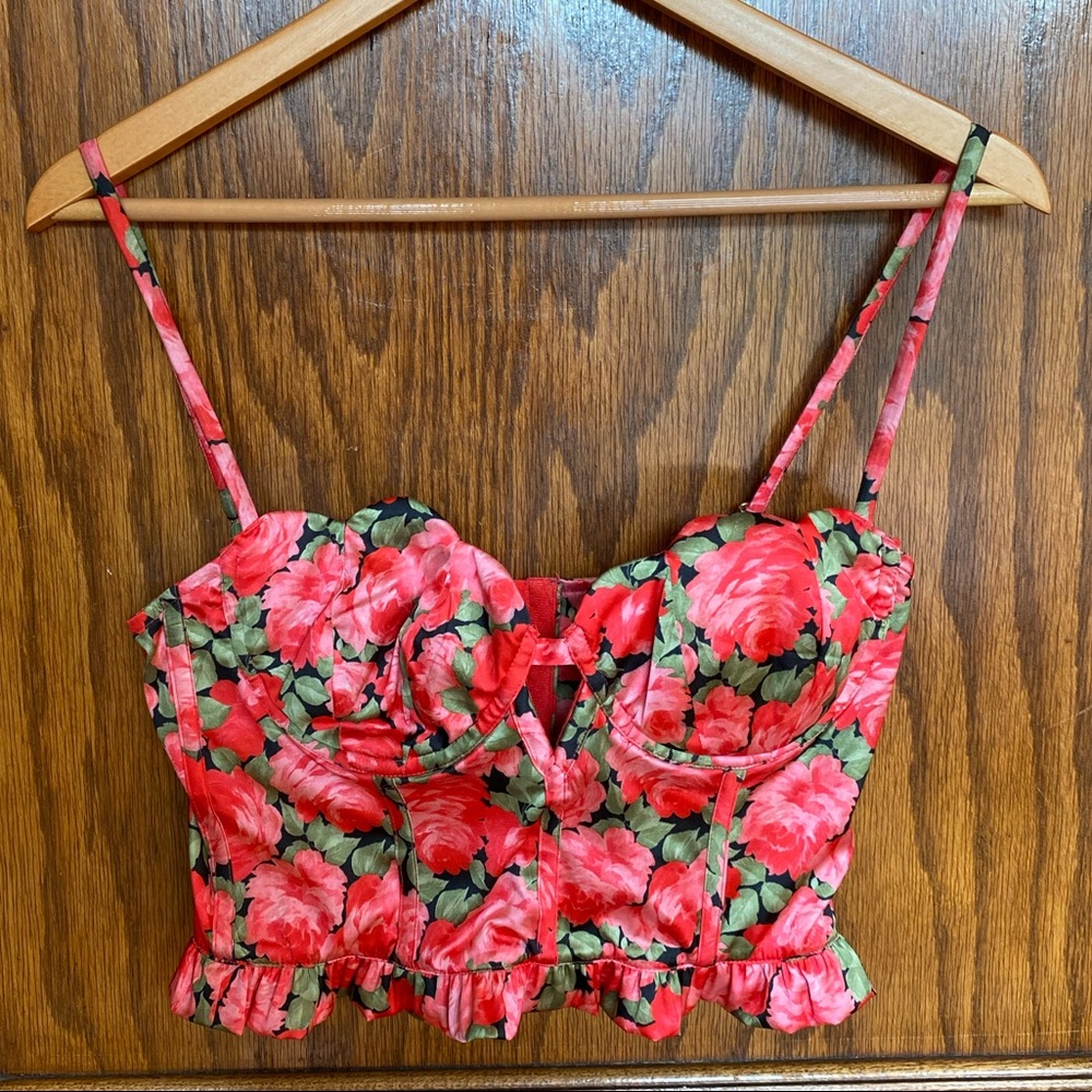For love and lemons bustier top